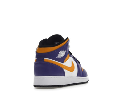 Jordan 1 Mid Lakers (2022) (GS)
