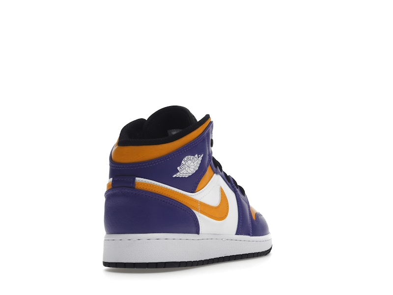 Jordan 1 Mid Lakers (2022) (GS)