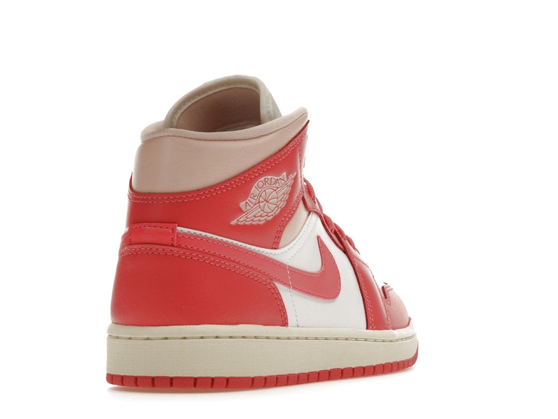 Jordan 1 Mid Strawberries and Cream (Women's)