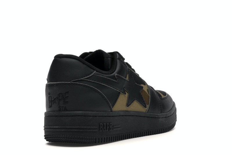 Bape 1st Camo Bape Sta Low Black