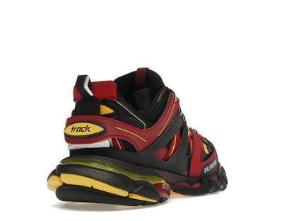 Balenciaga Track Trainers Burgundy Black