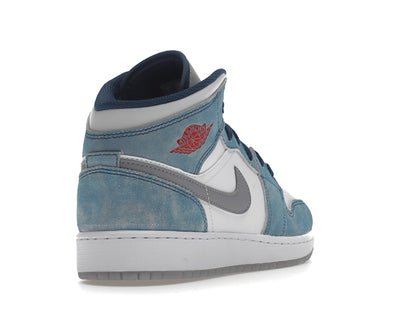Jordan 1 Mid SE French Blue Light Steel (GS)