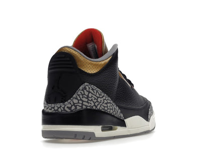 Jordan 3 Retro Black Cement Gold (Women's)