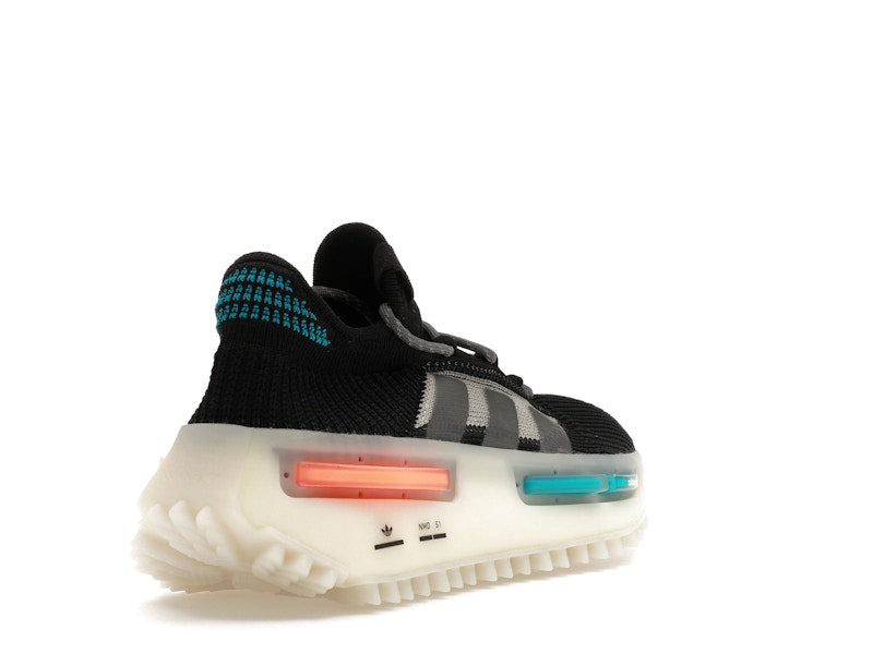 adidas NMD S1 Core Black Blue Orange