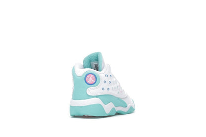 Jordan 13 Retro White Soar Green Pink (TD)