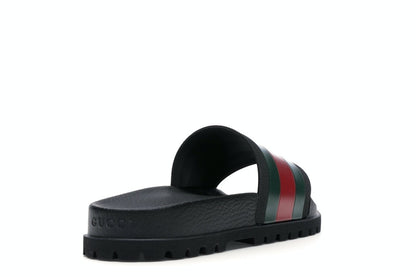 Gucci Web Slide Sandal Black