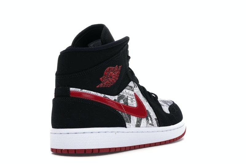 Jordan 1 Mid Newspaper Air Times