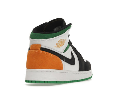 Jordan 1 Mid SE White Laser Orange Lucky Green (GS)