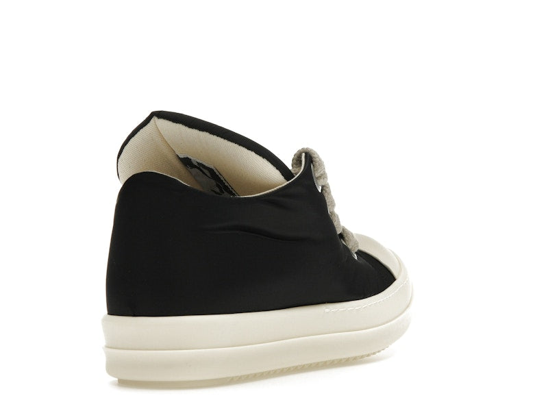 Rick Owens Jumbo Lace Recycled Puffer Low Black MilK