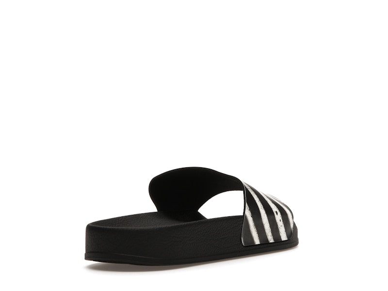 Off-White Spray Stripes Slides Black