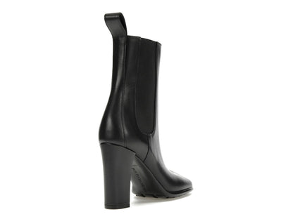 Bottega Veneta Storm Moulded Toe Leather Chelsea Boot Black (Women's)
