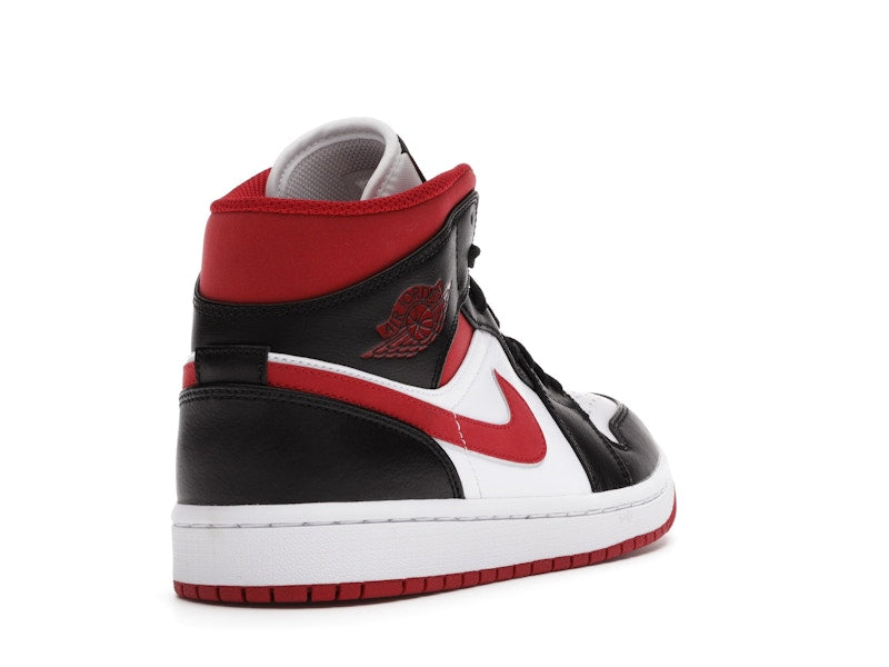 Jordan 1 Mid Gym Red Black White