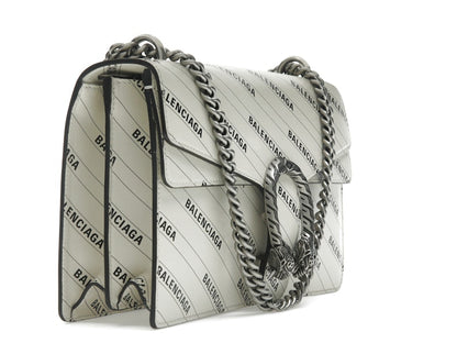 Gucci x Balenciaga The Hacker Project Small Dionysus Bag White