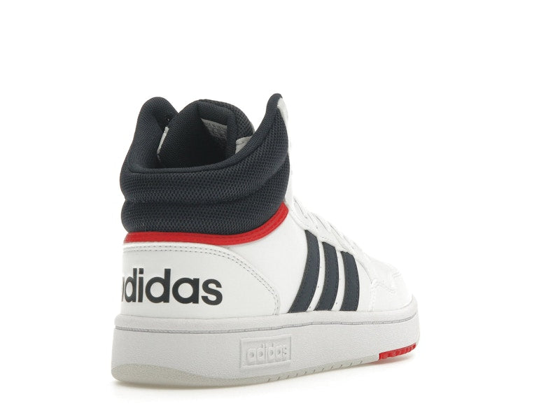 adidas Hoops 3.0 White Navy Red