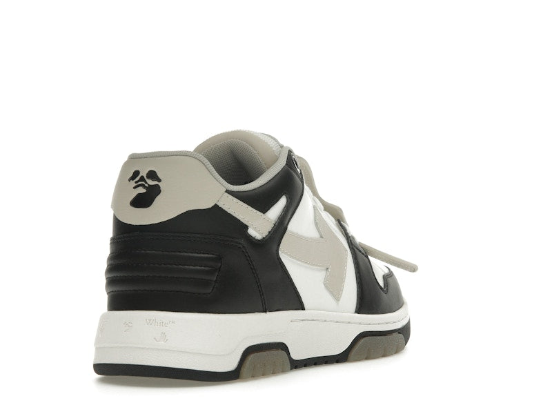 OFF-WHITE Out Of Office OOO Low Tops Black Beige