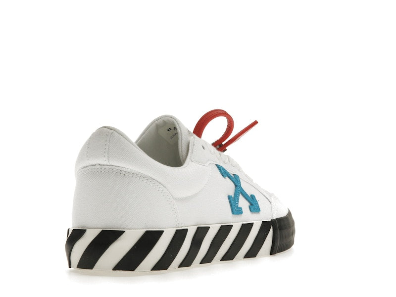 OFF-WHITE Vulcanized Low White Teal Canvas
