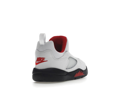 Jordan 5 Retro Little Flex White Black University Red (PS)