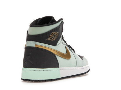 Jordan 1 Retro High Mint Foam Anthracite Metallic Gold (GS)