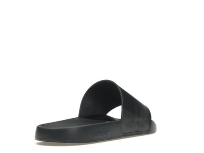 Burberry Embossed Logo Slides Dark Blue