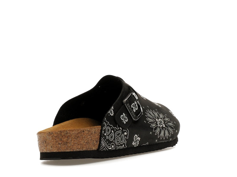 Bravest Studios Suede Paisley Clogs Black