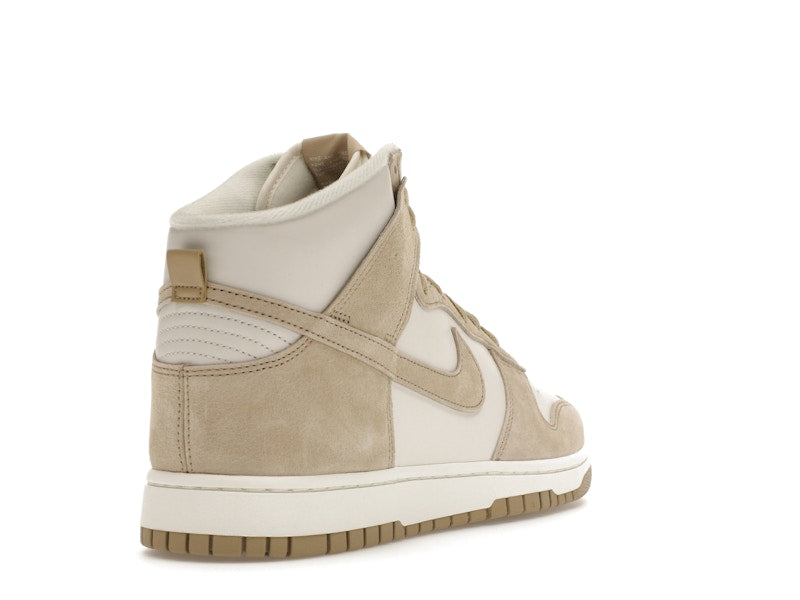 Nike Dunk High Tan Suede White