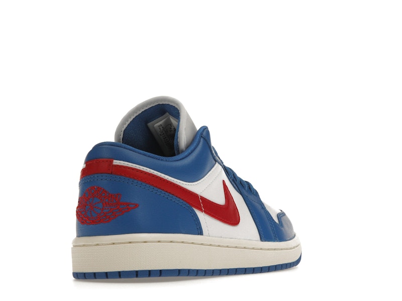 Jordan 1 Low Sport Blue Gym Red (Women's)