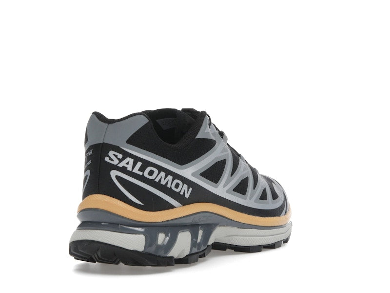 Salomon XT-6 Black Footwear Silver Warm Apricot