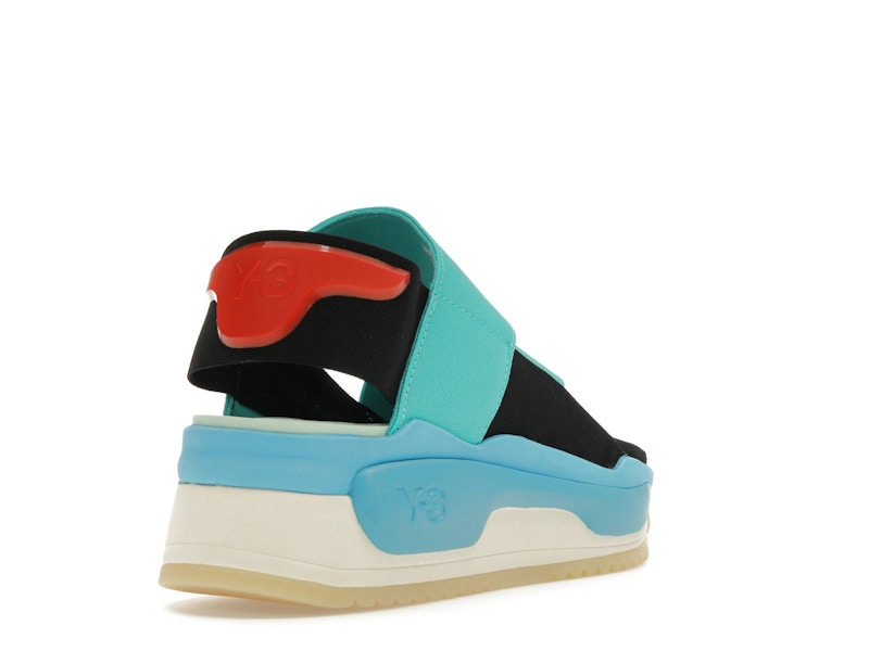 adidas Y-3 Hokori Sandal Black Mint Cyan