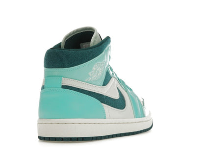 Jordan 1 Mid Chenille Bleached Turquoise (Women's)