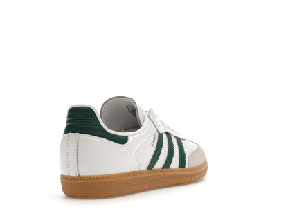 adidas Samba OG White Collegiate Green Gum (Kids)