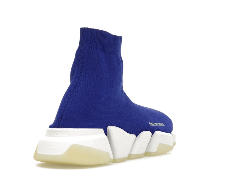 Balenciaga Speed 2.0 Recycled Knit Blue Glow