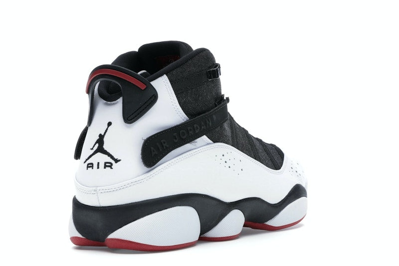 Jordan 6 Rings Black White Gym Red