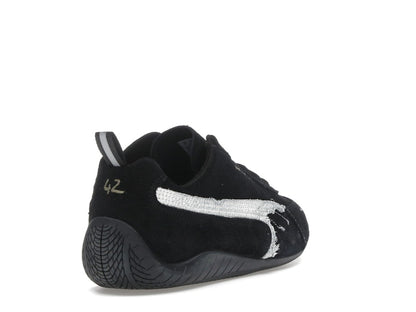 Balenciaga x Puma Speedcat Suede Distressed Black White