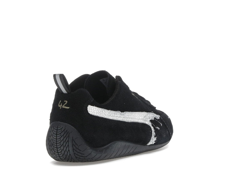 Balenciaga x Puma Speedcat Suede Distressed Black White