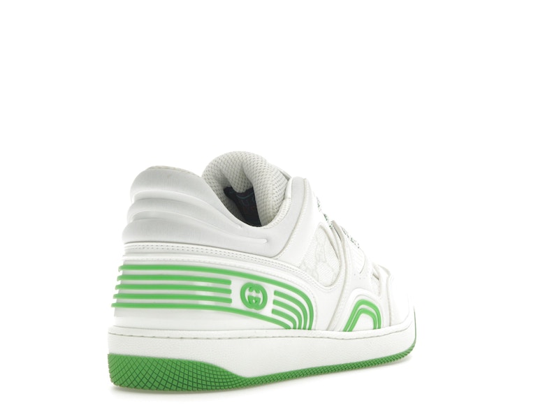 Gucci Basket Low White Demetra Green