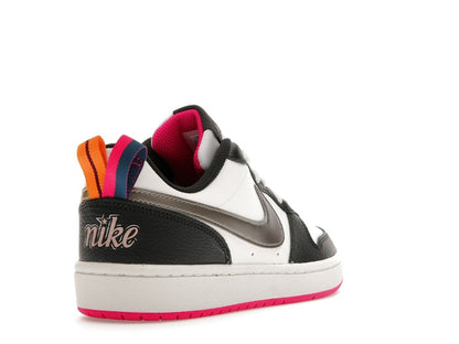 Nike Court Borough Low 2 Off Noir Pink Prime (GS)
