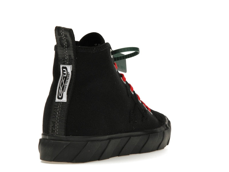 OFF-WHITE Vulcanized Hi Canvas Black Red