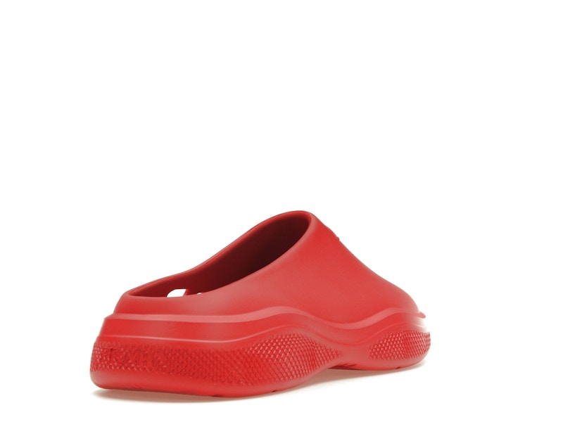 Prada Foam Rubber Mule Red