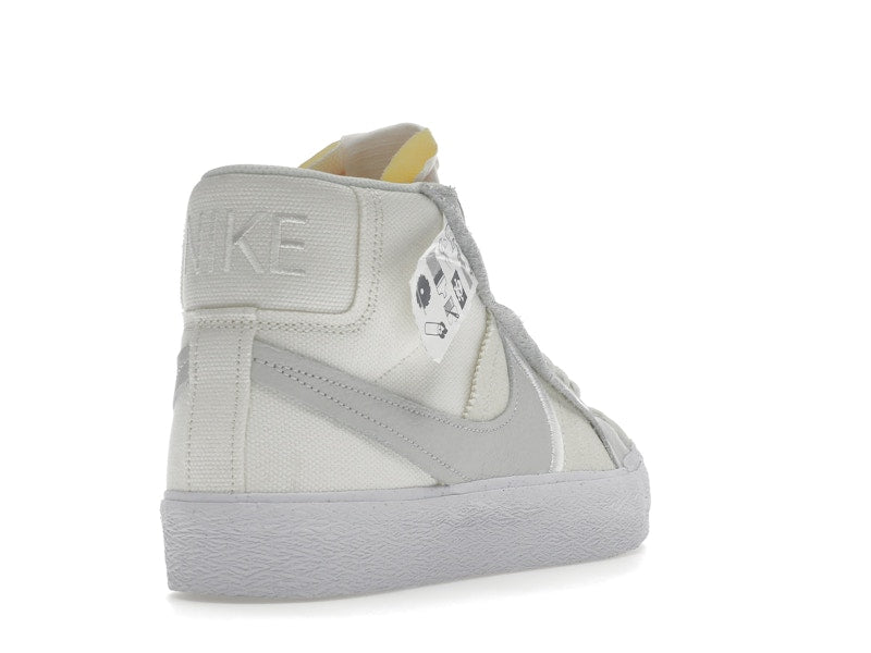 Nike SB Blazer Mid Warning Label Summit White