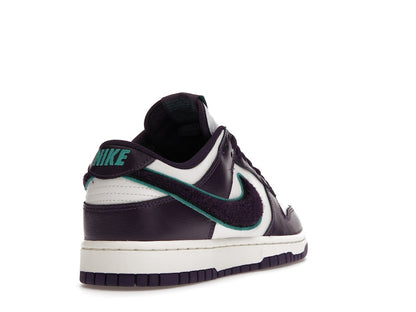 Nike Dunk Low Chenille Swoosh Sail Grand Purple