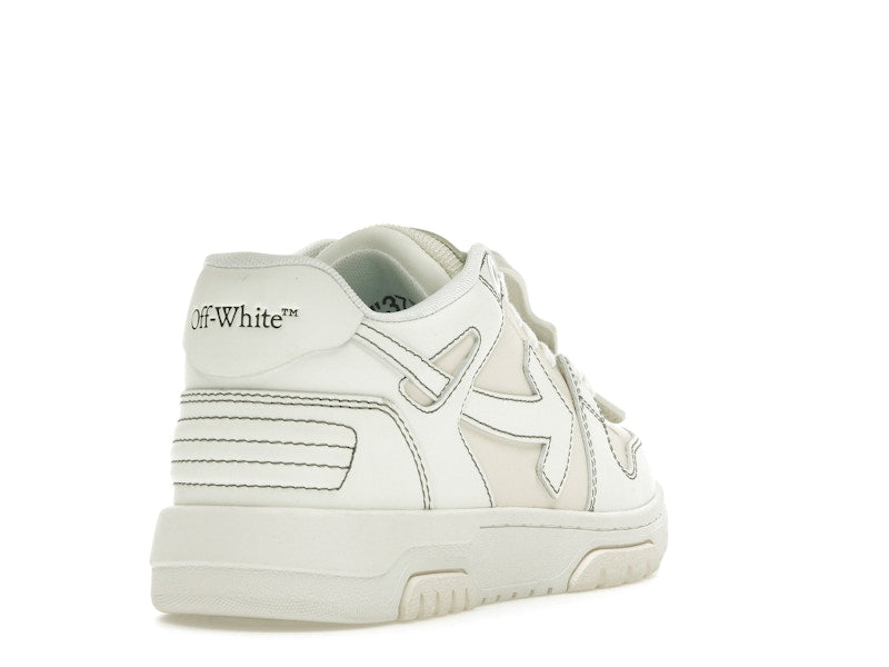 OFF-WHITE Out Of Office OOO Low Tops Cream White