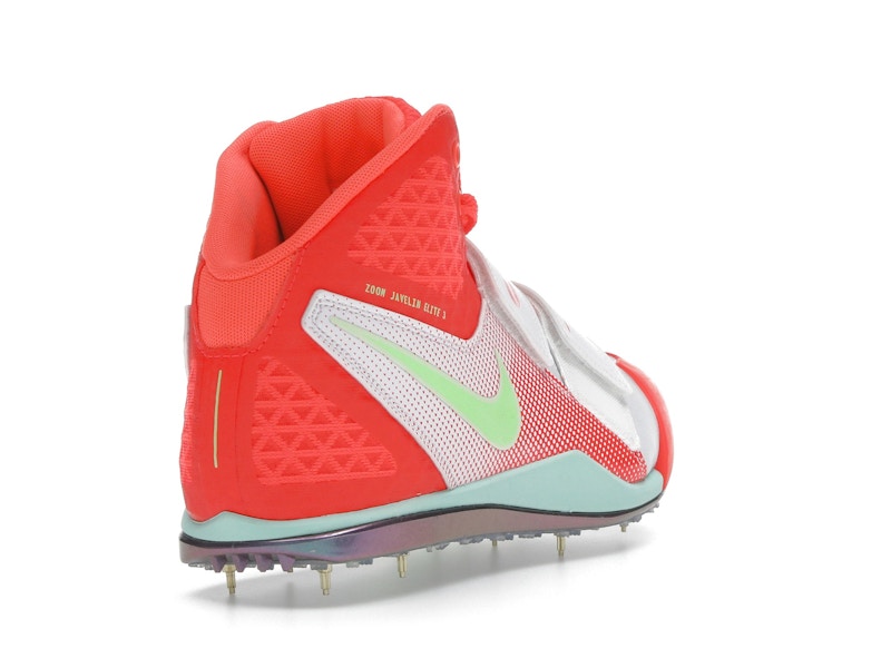 Nike Zoom Javelin Elite 3 White Hyper Orange Lime Blast Bright Crimson