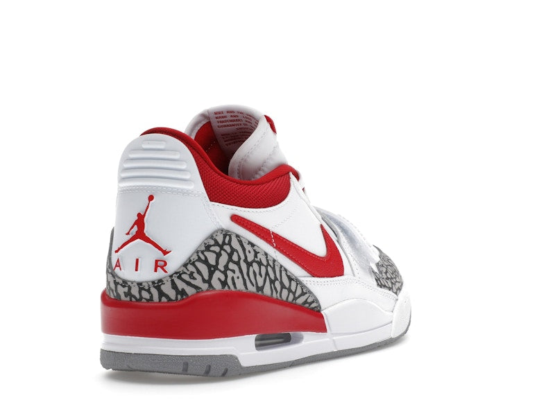 Jordan Legacy 312 Low White Cement Gym Red (Women's)