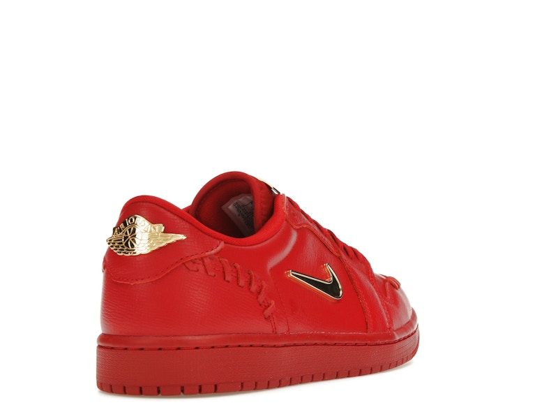 Jordan 1 Low Method of Make Gym Red Metallic Gold (Women's)