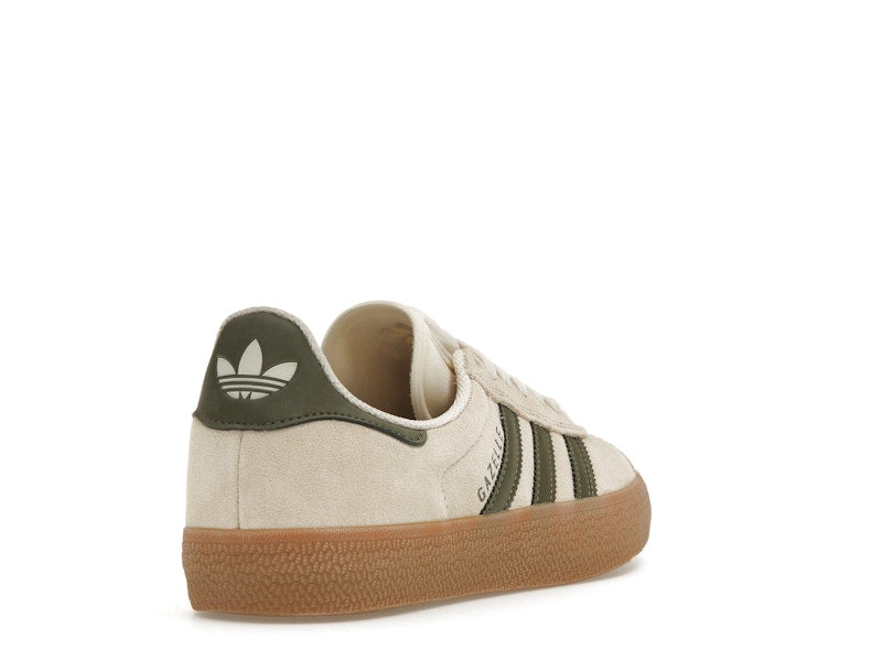 adidas Gazelle ADV Ecru Tint Focus Olive