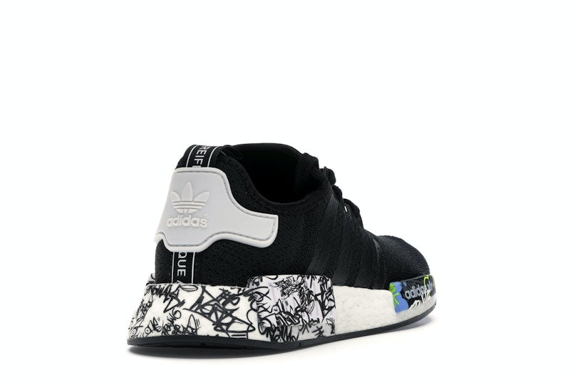 adidas NMD R1 Black Graffiti