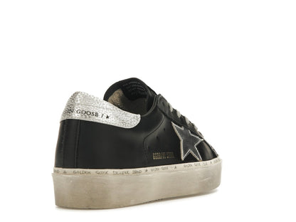Golden Goose Hi-Star Black Silver (Women's)