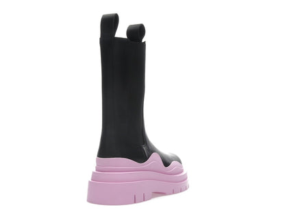 Bottega Veneta Tire Chelsea Boot Black Gloss (Women's)