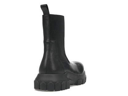 Rick Owens Lido Beatle Bozo Tractor Boots Black
