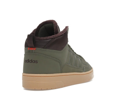 adidas Rapid Court Mid Winterized Olive Strata Shadow Brown Gum